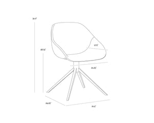 Mccoy Swivel Dining Chair