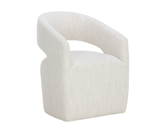 Lloret Wheeled Dining Armchair