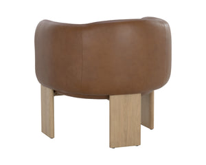 Trine Lounge Chair  Rustic Oak