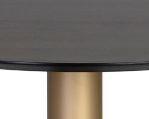 Monaco Dining Table  Gold - 48"
