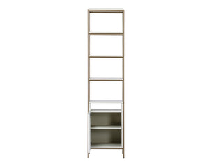 Ambrose Modular Bookcase Small  Champagne Gold