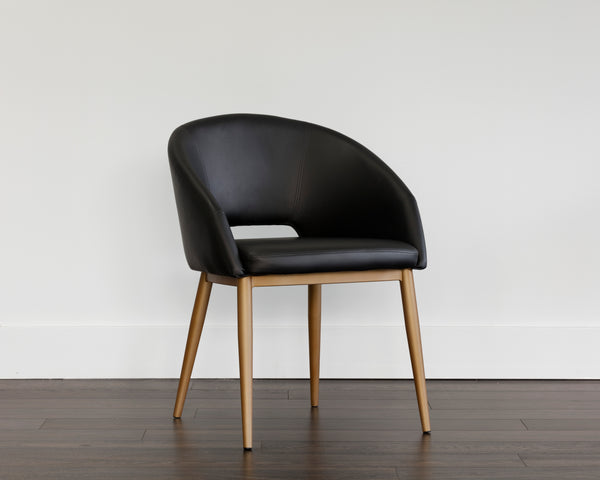 Thatcher Dining Armchair  Black