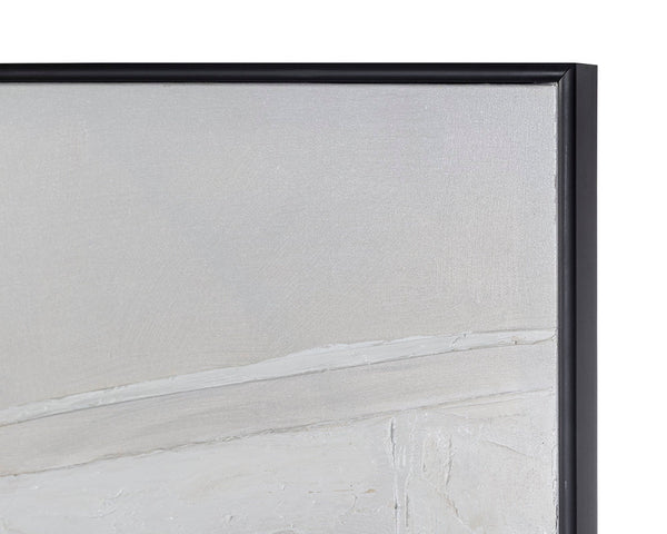 Breaking Barriers  60" X 60"  Black Floater Frame