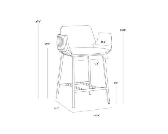 Lucano Counter Stool