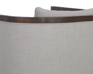 Chloe Lounge Chair  Distressed Brown