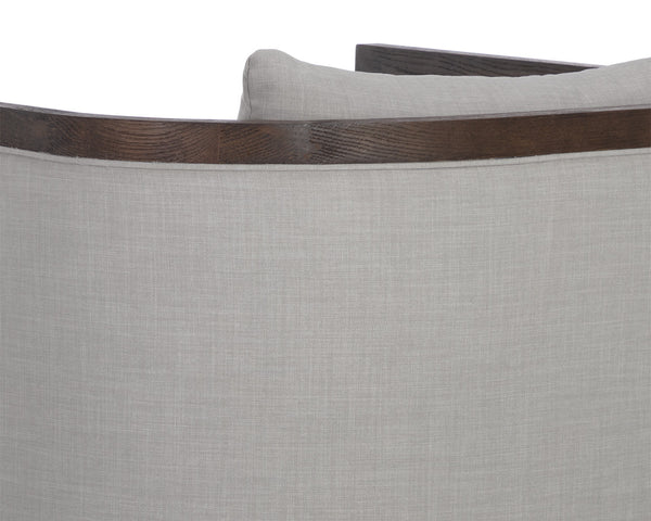 Chloe Lounge Chair  Distressed Brown