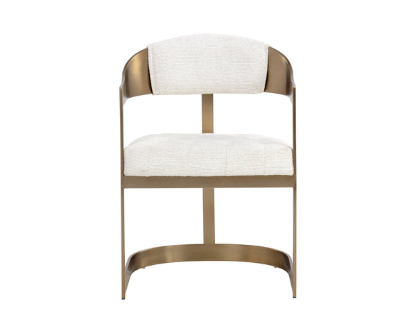 Beaumont Dining Armchair  Antique Brass