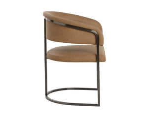Marris Dining Armchair  Gunmetal
