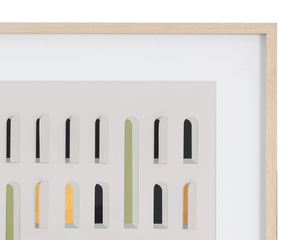 Door To Door (Set Of 2)  36" X 49"  Natural Frame