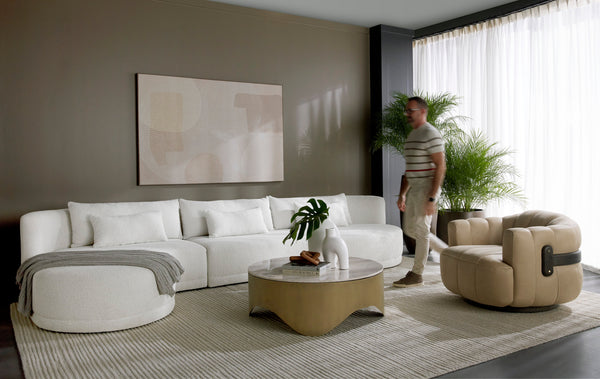 Laken Sofa Chaise Raf