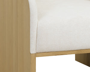 Coburn Lounge Chair  Rustic Oak