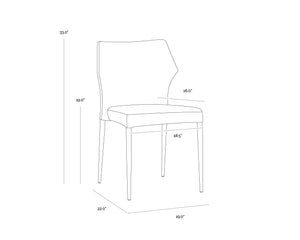 James Stackable Dining Chair  | Set of 2