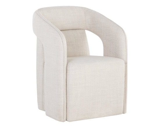 Kendrick Wheeled Dining Armchair