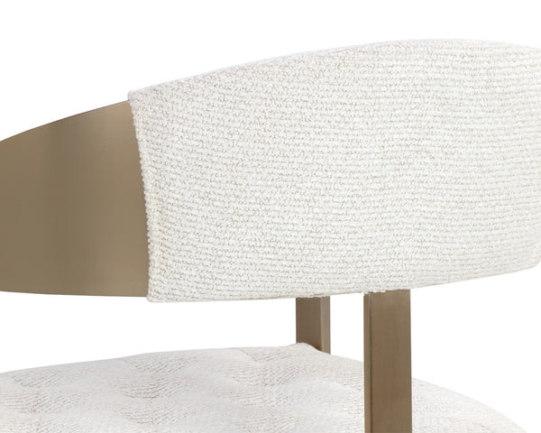 Beaumont Dining Armchair  Antique Brass