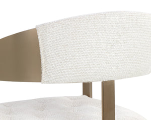 Beaumont Dining Armchair  Antique Brass