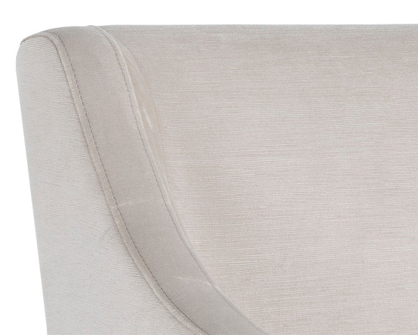 Zane Wheeled Dining Armchair