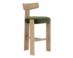 Horton Barstool  Rustic Oak