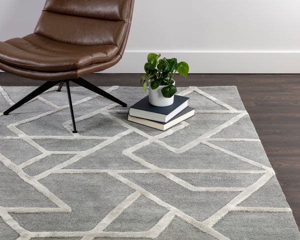 Zizi Handtufted Rug  Grey  9' X 12'