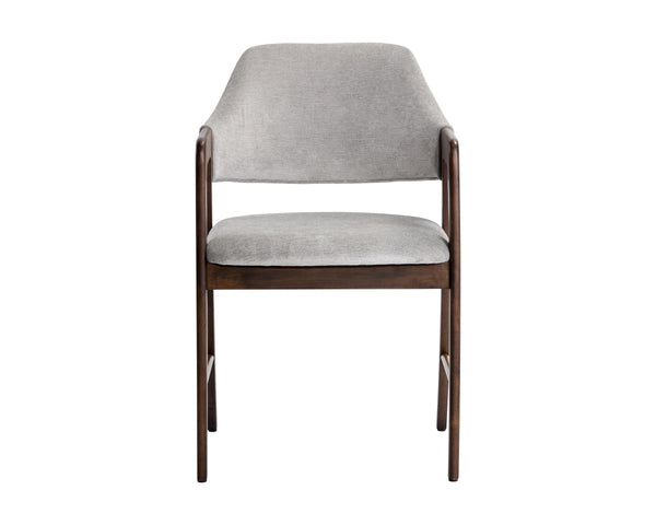 Milton Dining Armchair  Smoke Acacia