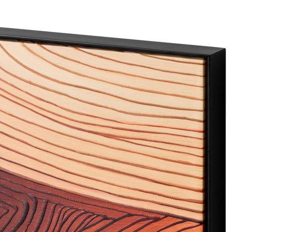 Canyon Dreams I  48" X 48"  Black Floater Frame