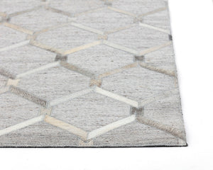 Bordeaux Handmade Rug  Ivory /  Grey  9' X 12'