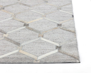 Bordeaux Handmade Rug  Ivory /  Grey  9' X 12'