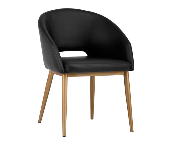 Thatcher Dining Armchair  Black