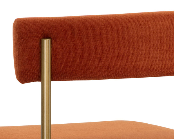 Seneca Dining Chair  Antique Brass  | Set of 2