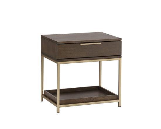 Rebel Nightstand Small  Gold