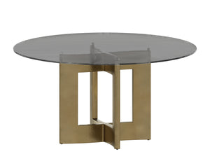 Glass Dining Table Top Round - 59"