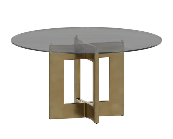 Glass Dining Table Top Round - 59"