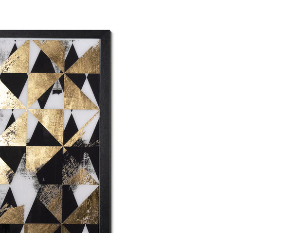 Overprint (Set Of 2)  38" X 48"  Black Frame