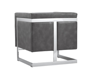 Yvette Armchair  Stainless Steel