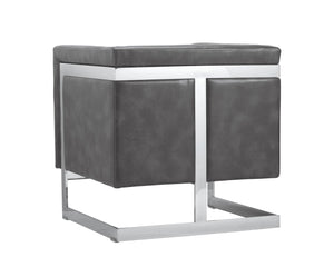 Yvette Armchair  Stainless Steel