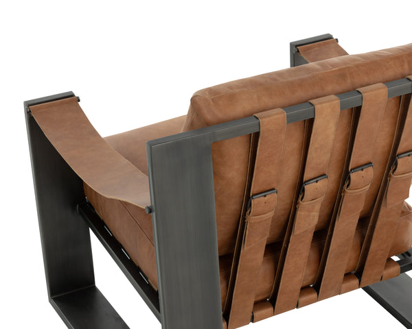 Berke Lounge Chair  Gunmetal