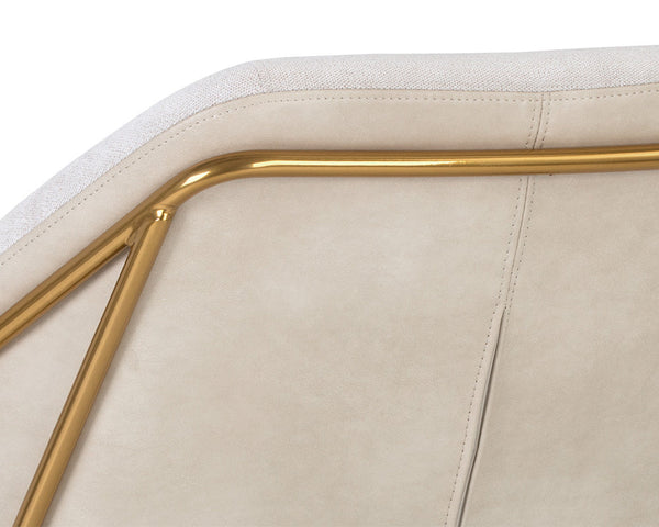 Watts Lounge Chair  Gold