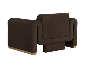 Romer Armchair  Brushed Gold