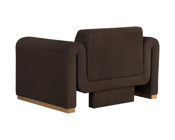 Romer Armchair  Brushed Gold