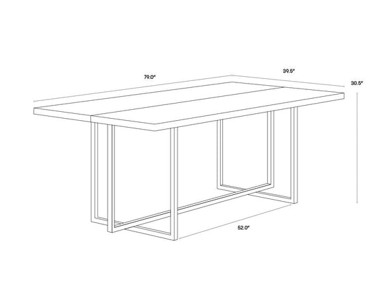 Jade Dining Table - 79"W