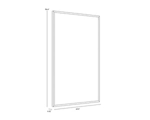 Mind Over Matter  40" X 60"  Black Frame