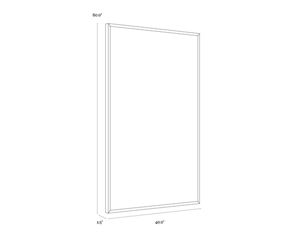 World Views  40" X 60"  Natural Floater Frame