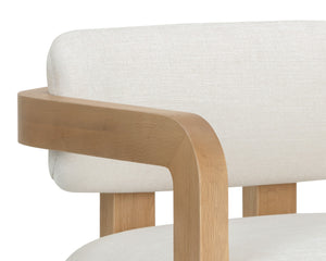 Madrone Lounge Chair  Rustic Oak