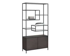 Stamos Bookcase  Black