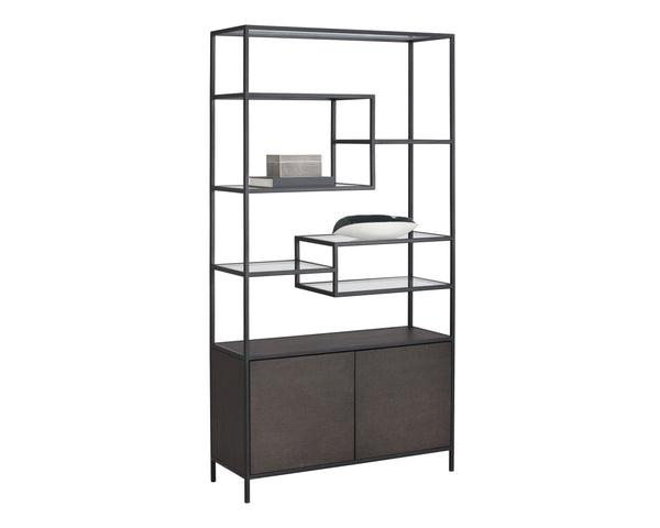 Stamos Bookcase  Black