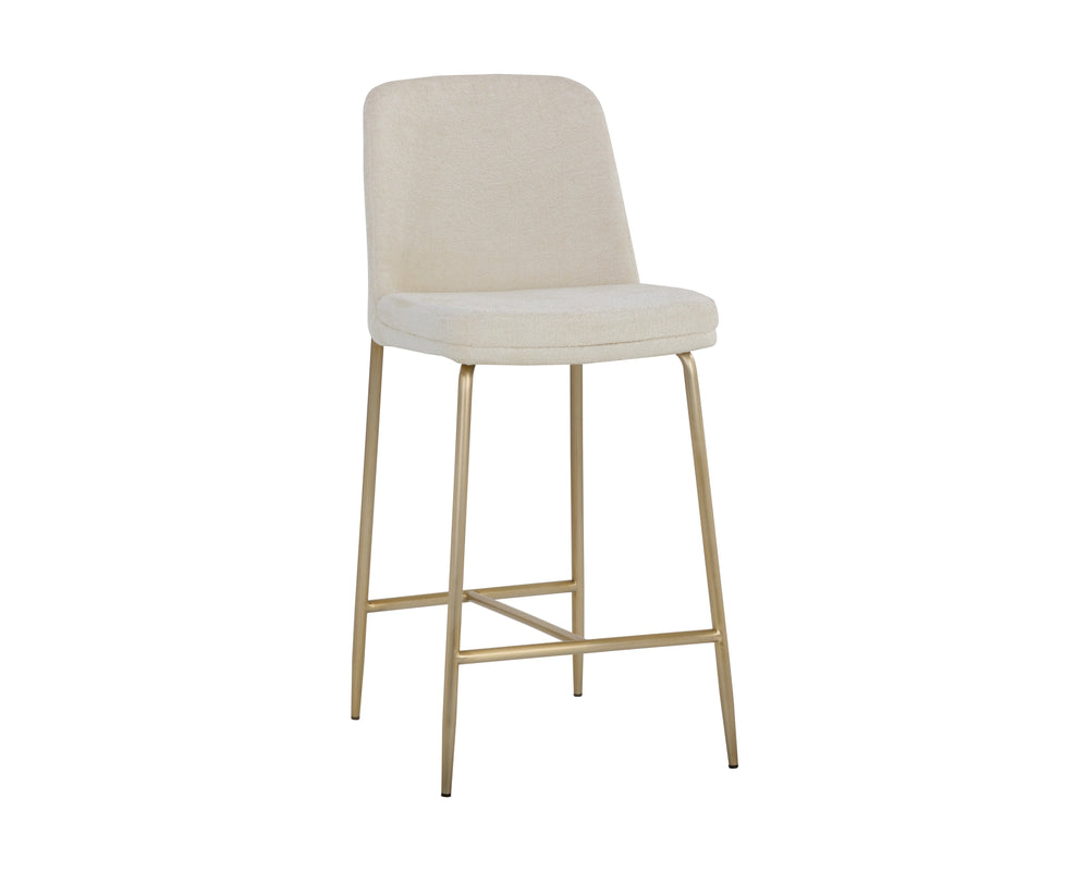 Zeke Counter Stool  Antique Brass