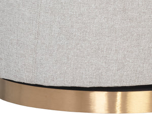 Hazel Swivel Lounge Chair  Gold