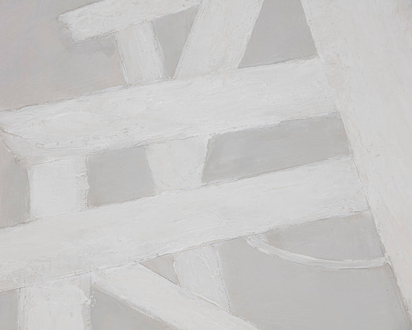 Breaking Barriers  60" X 60"  Black Floater Frame