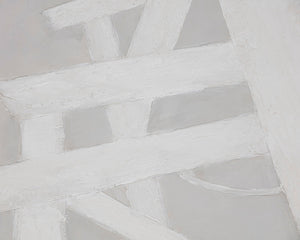 Breaking Barriers  60" X 60"  Black Floater Frame