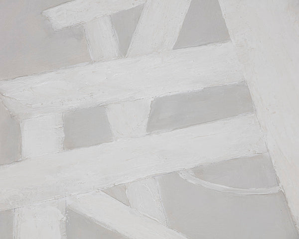 Breaking Barriers  60" X 60"  Black Floater Frame