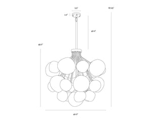Dionis Chandelier Round